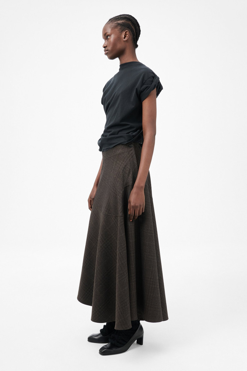 Waltz Skirt Brown Dunmore Check 4