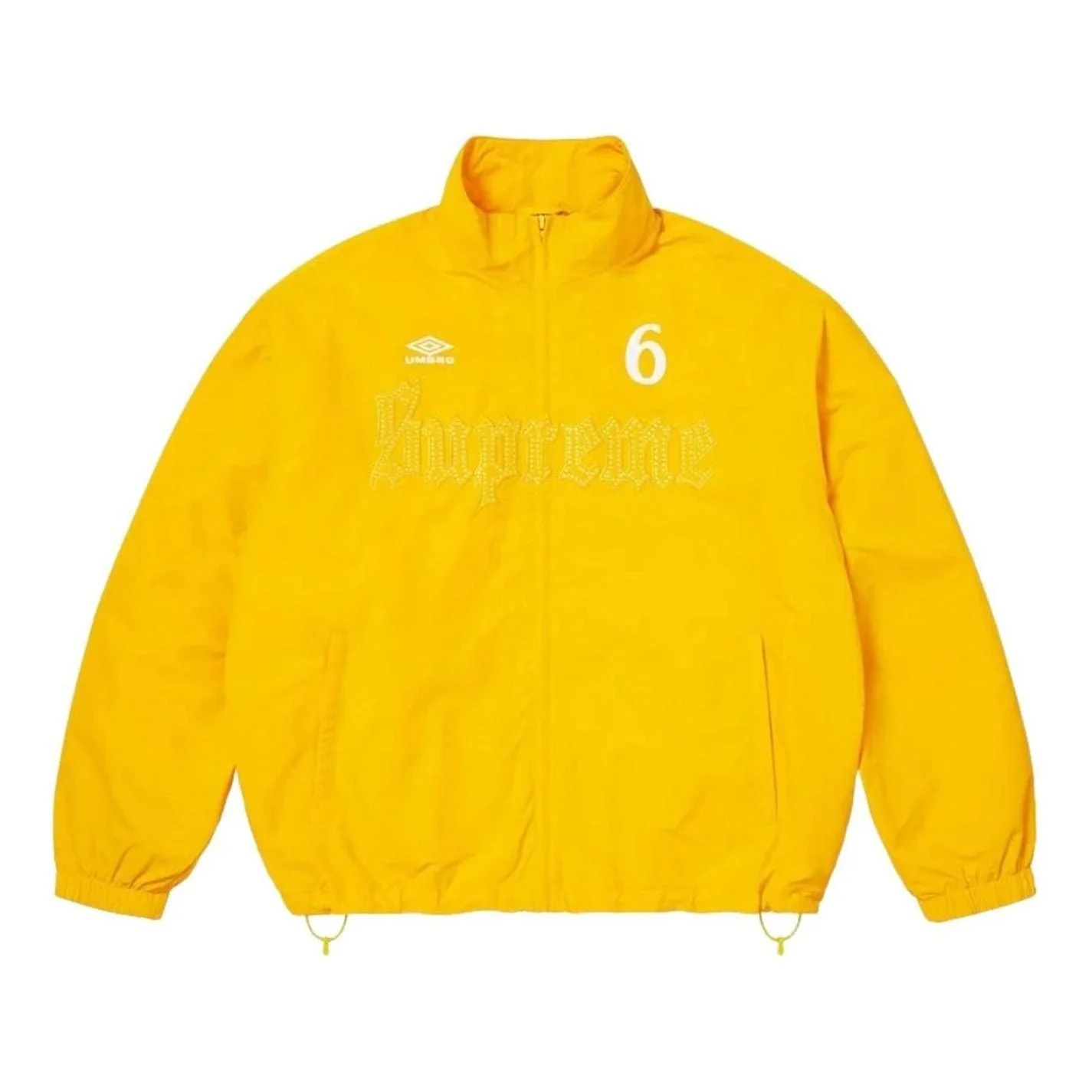 Supreme x Umbro SS26 Rhinestone Track Jacket 'Yellow' SUP-SS26-331-YLW - 1