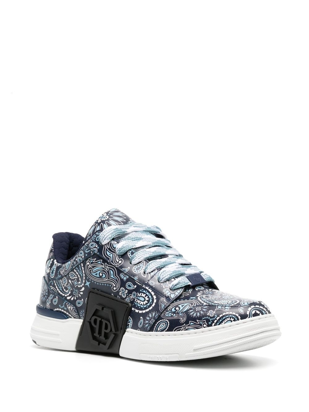 Super Street paisley-print sneakers - 2