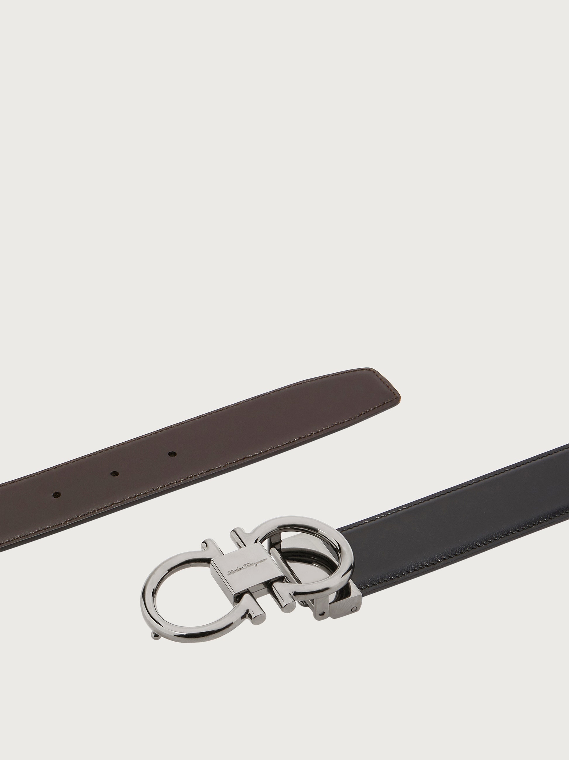 Reversible and adjustable Gancini belt - 2