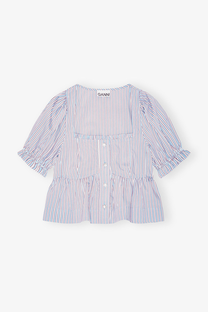 STRIPED YARN DYED BLOUSE 1