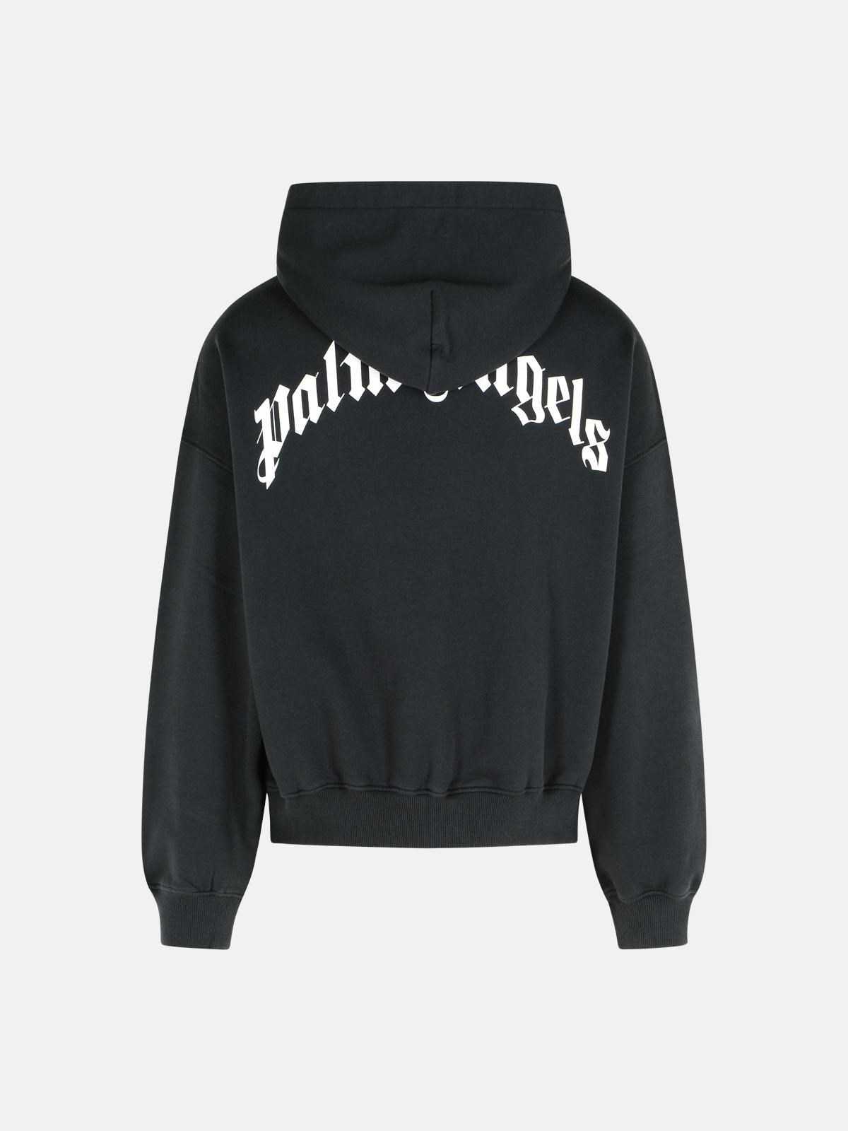 BLACK COTTON SWEATSHIRT - 3