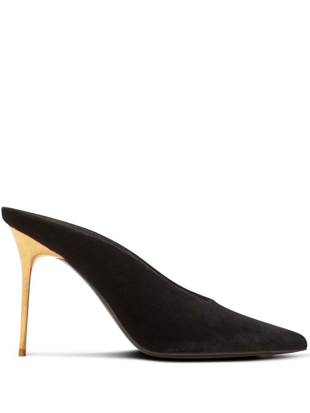 Ruby velvet mules - 1