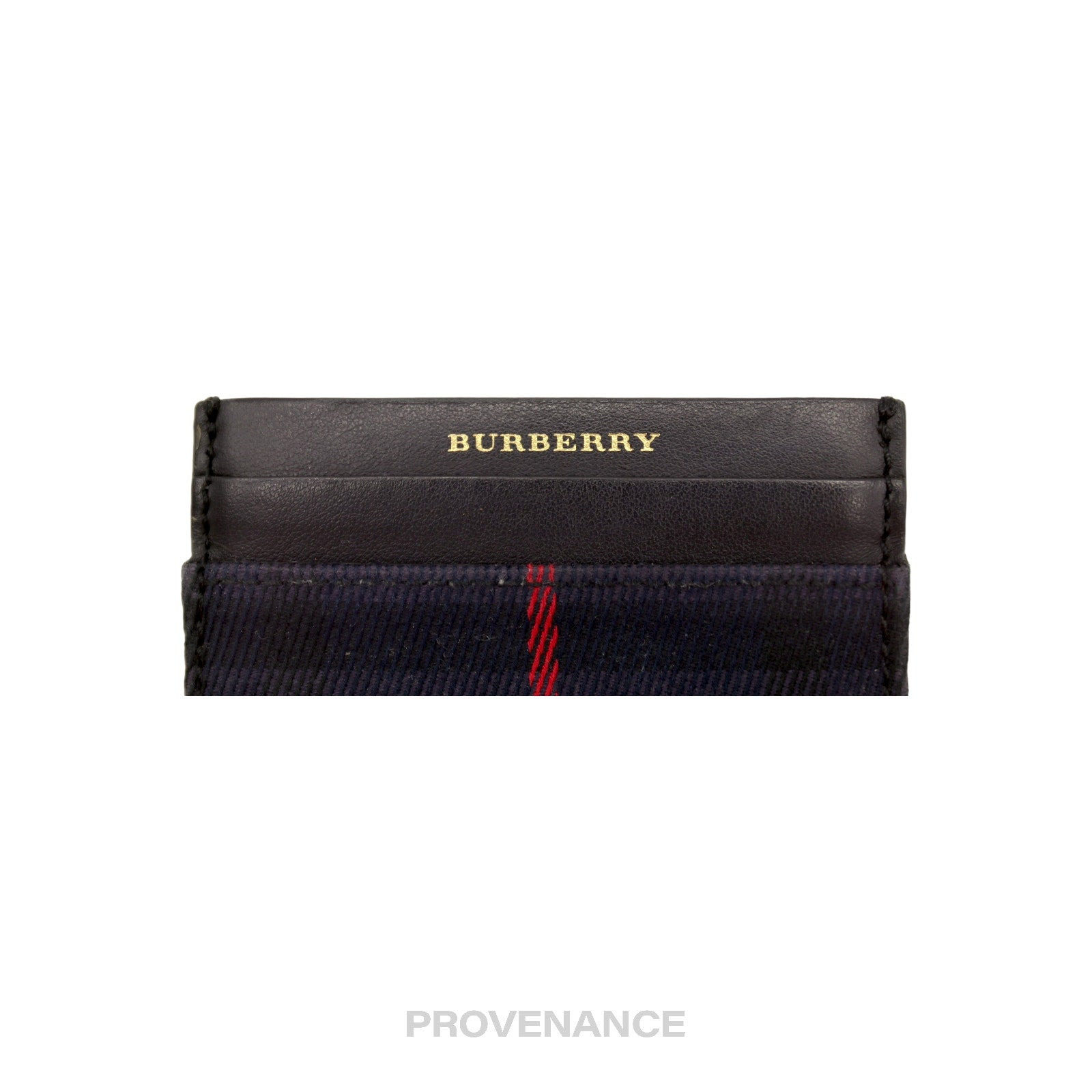 Burberry Card Holder Wallet - Navy Check - 5