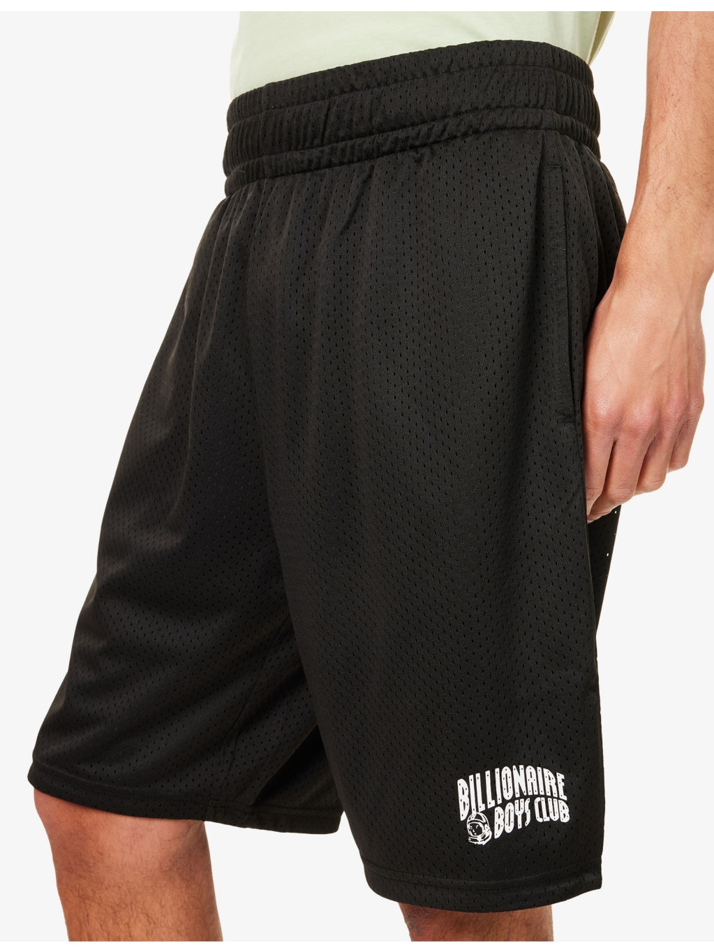 Logo-Print Perforated Woven Sweat Shorts - 5