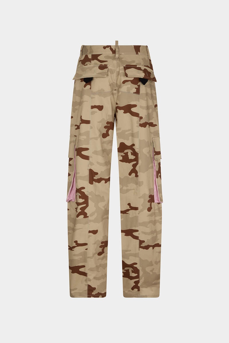 DIAMOND CAMOU CARGO PANTS - 2