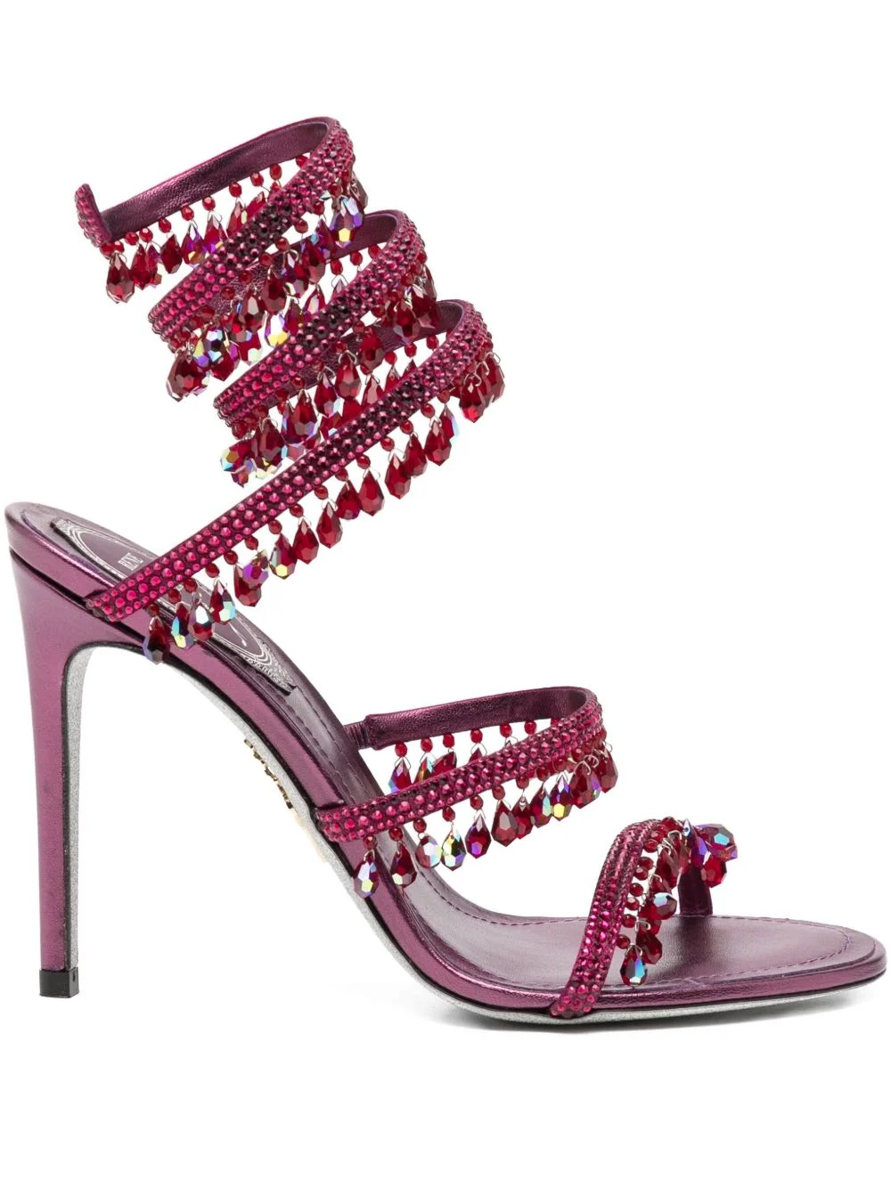 100mm Chandelier sandals - 1