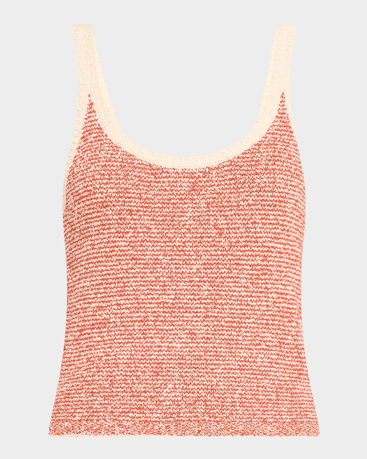 Stripe Scoop-Neck Tank Top - 1