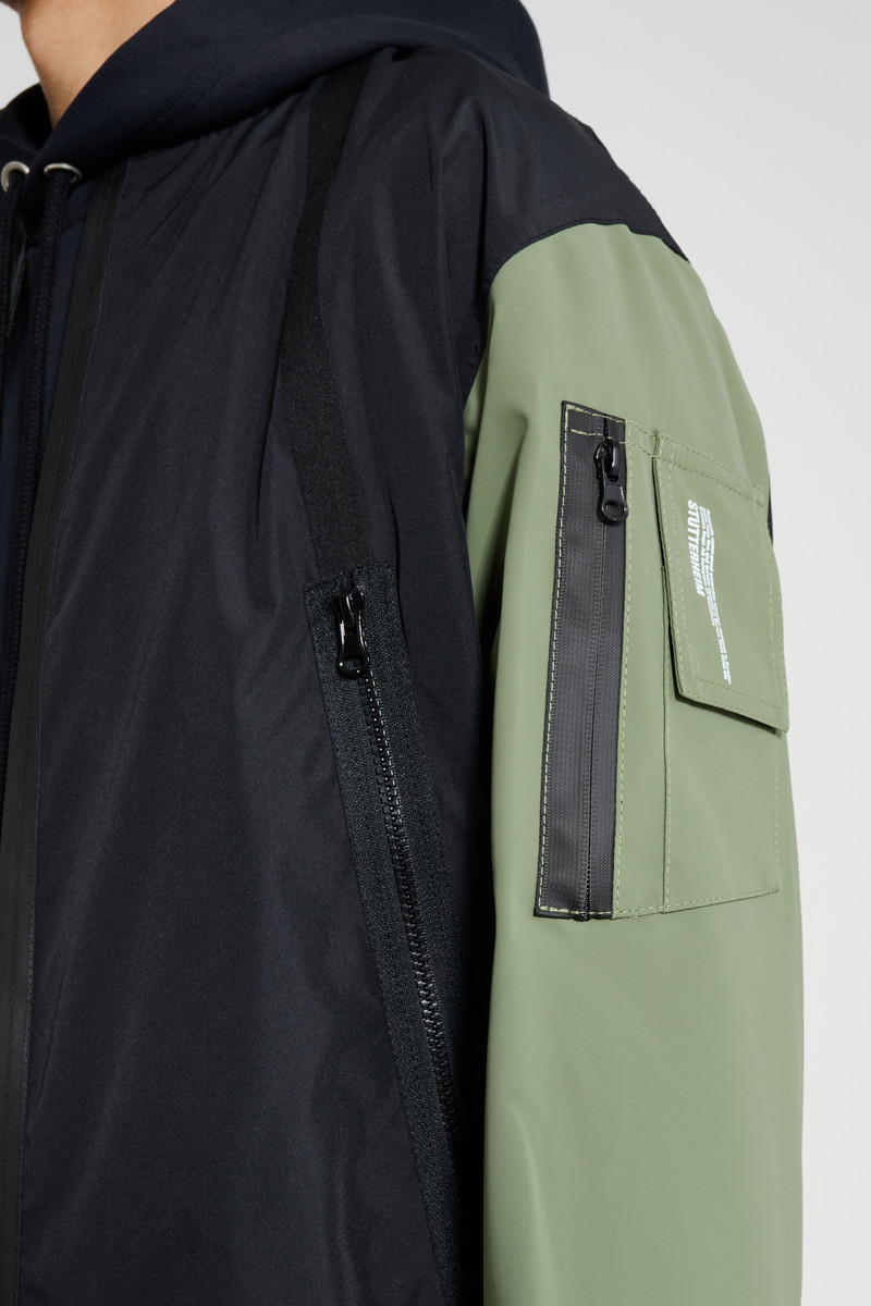 Bredsand Zip Bomber Jacket Black 2