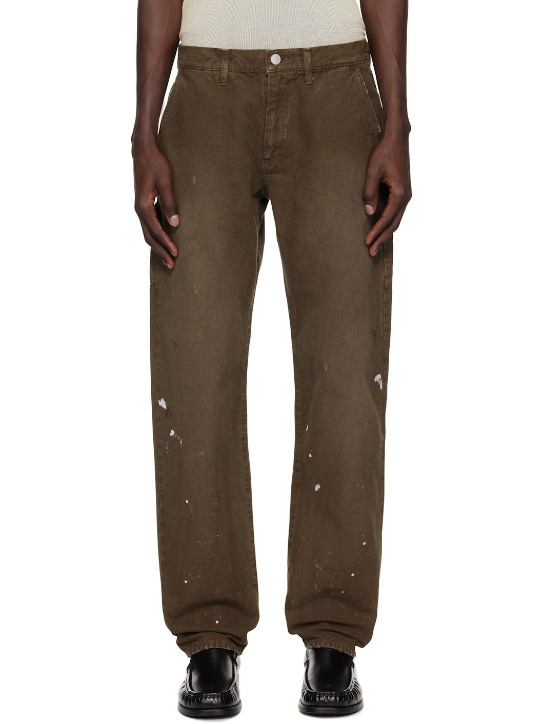 Brown Work Trousers - 1