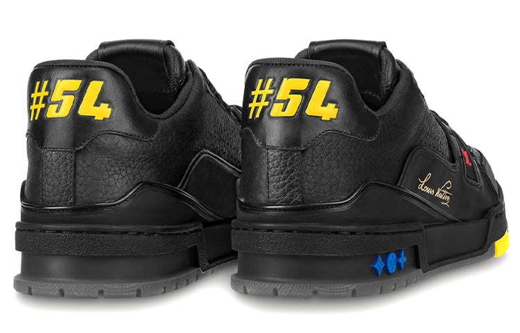 LOUIS VUITTON Trainer 'Black Leather' 1A8ZQ9 - 4