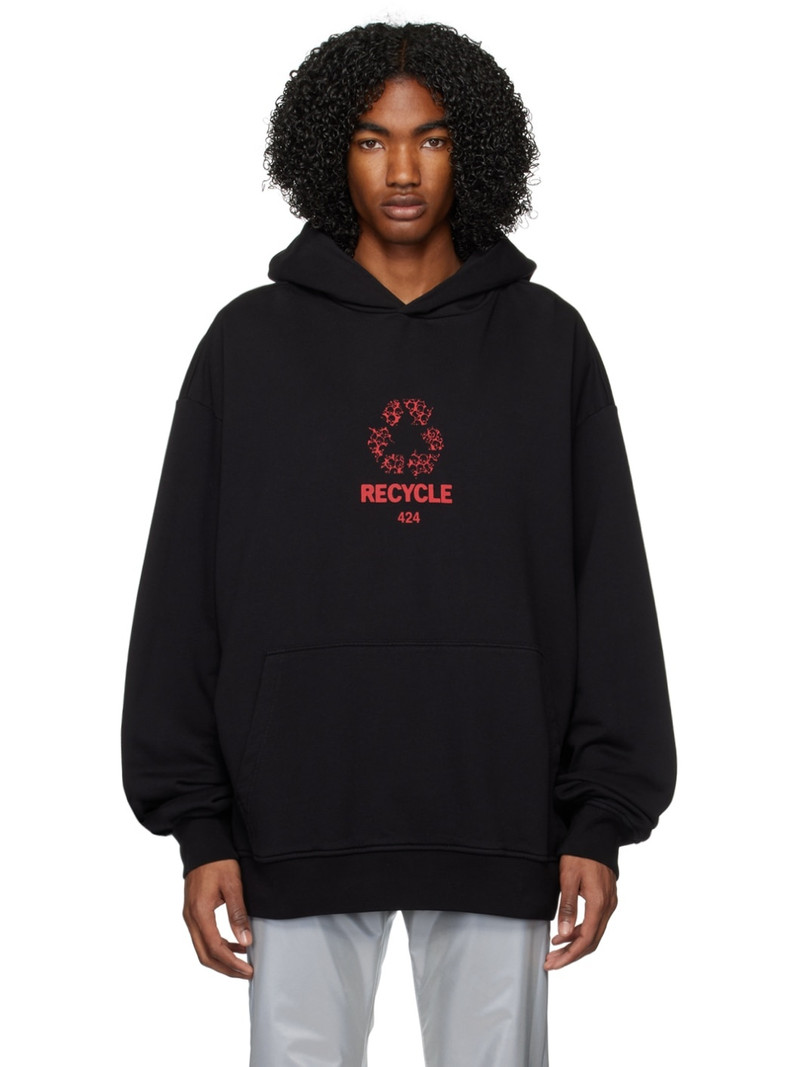 Black Graphic Hoodie 1