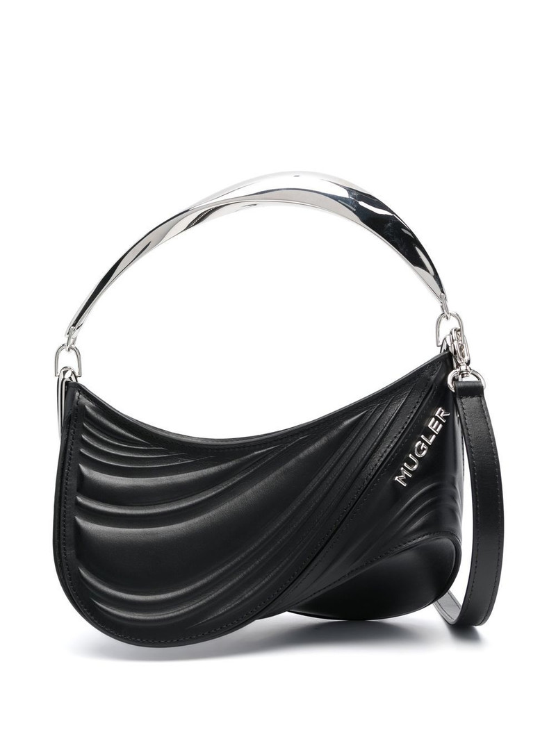 small Spiral Curve 01 embossed tote bag 1
