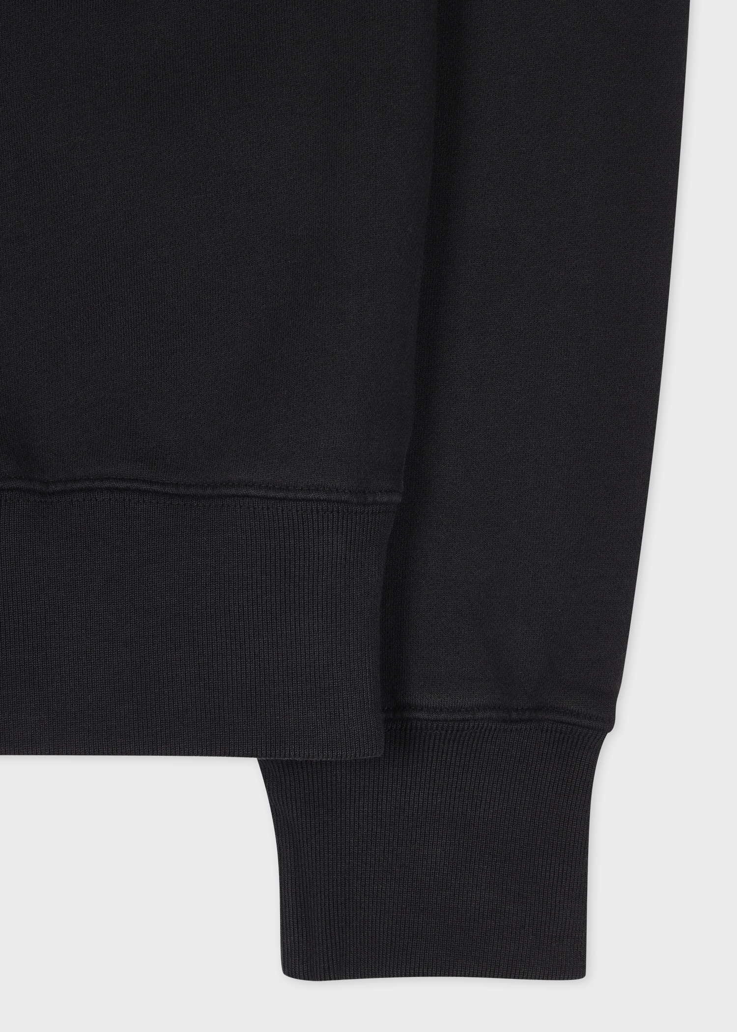 Women's Black Cotton 'Happy' Hoodie - 2