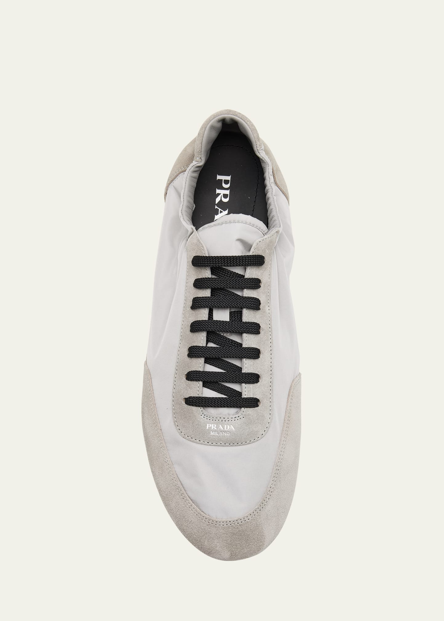 Men's Collapse Nylon and Suede Low-Top Sneakers - 3