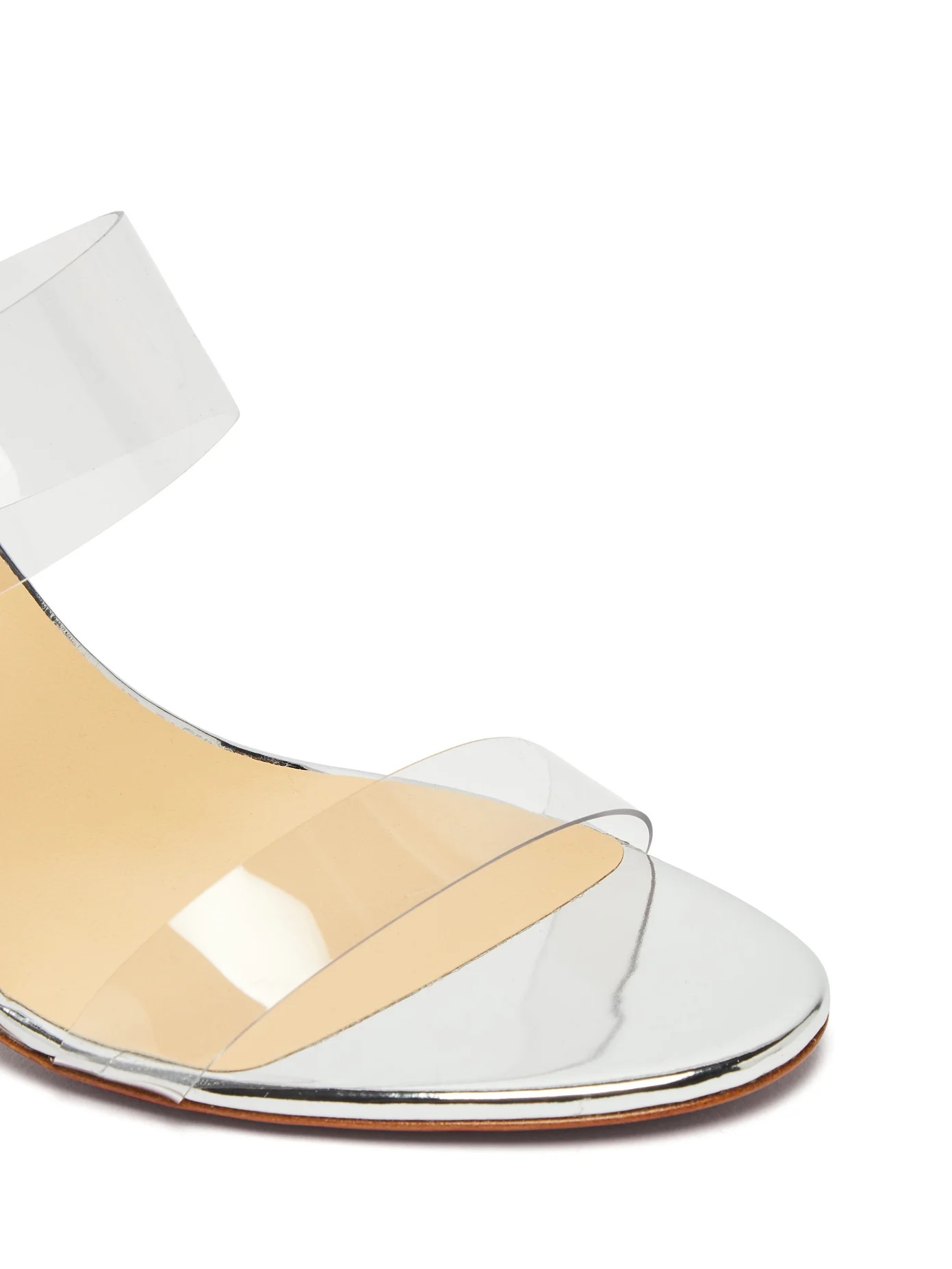 Just Nothing 85 plexi-strap leather sandals - 6