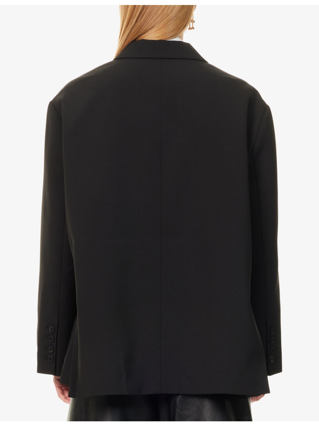Bea Single-Breasted Stretch-Woven Blazer - 4