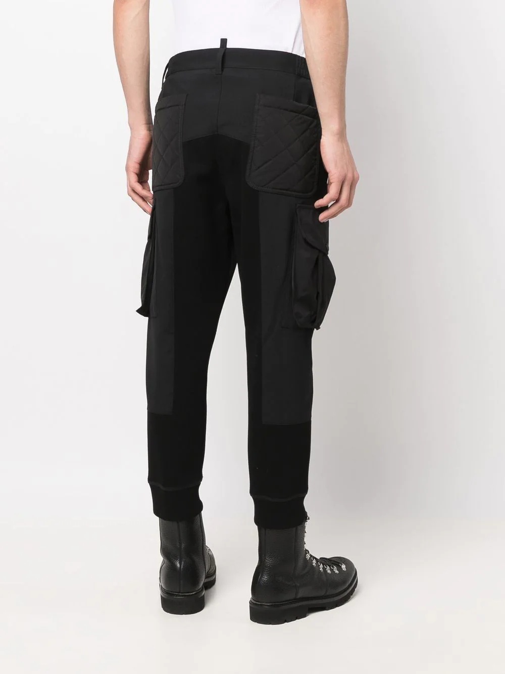 multiple cargo-pocket detail trousers - 4