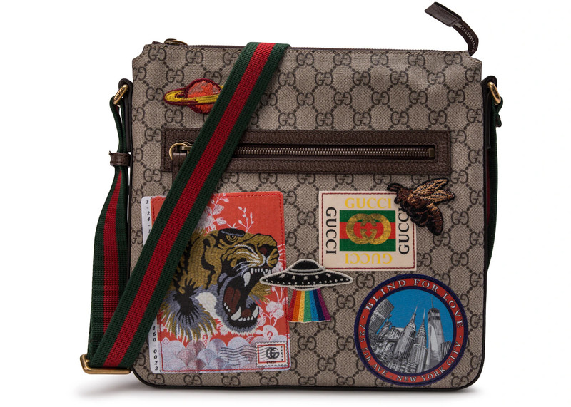 Gucci Courrier Messenger GG Supreme Brown 1