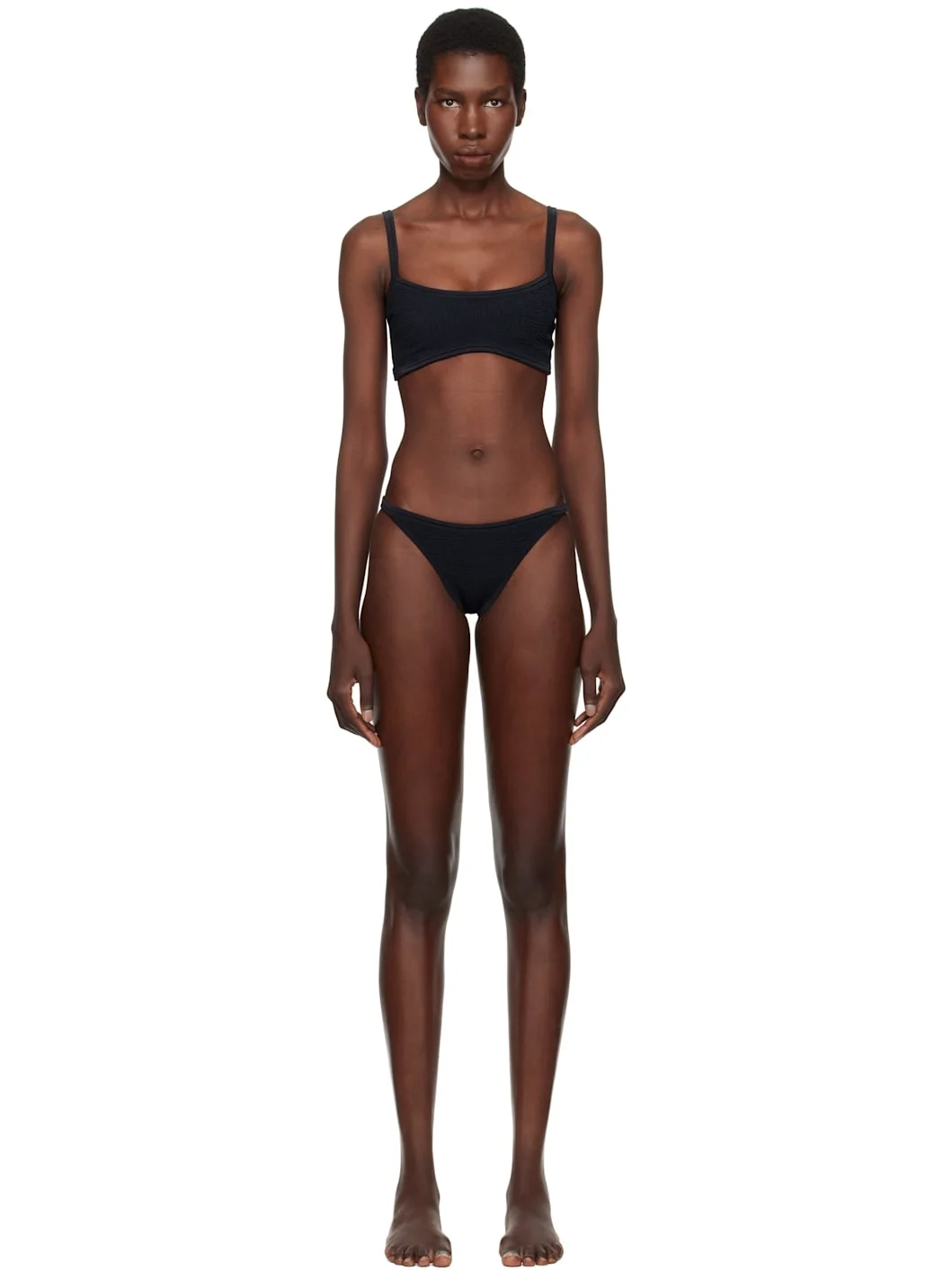 Black Tyler Tonal Bikini - 1