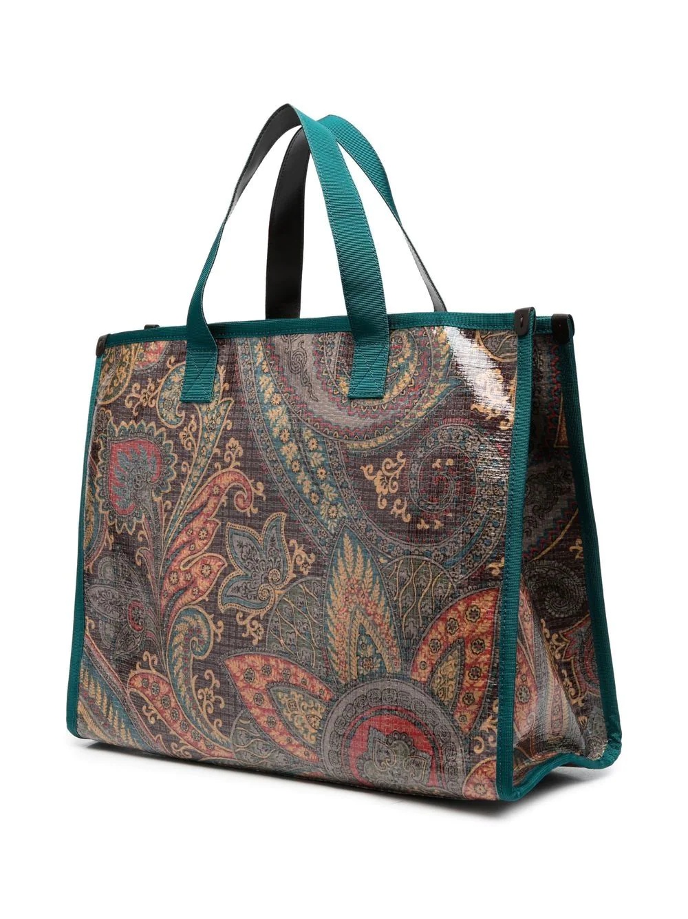 paisley-print tote bag - 3