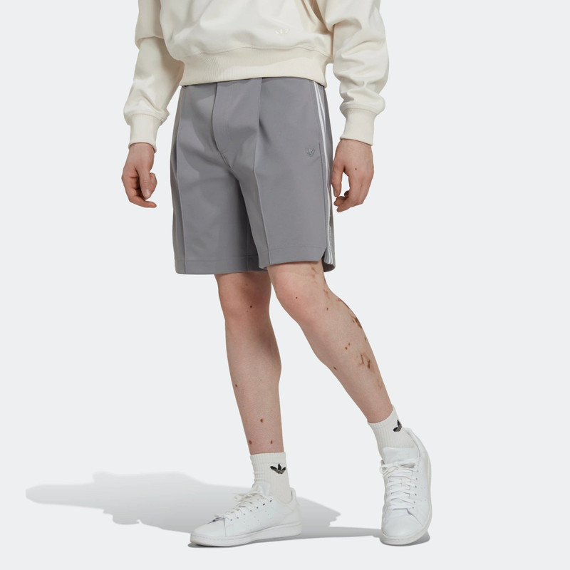 adidas adidas originals Blue Version Tie-Break Shorts 'Grey' HM6458 outlook