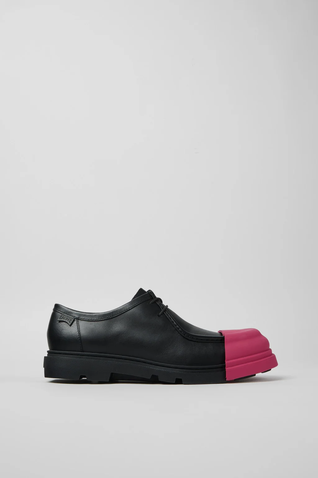 Junction Black Leather Shoes for Men. - 1