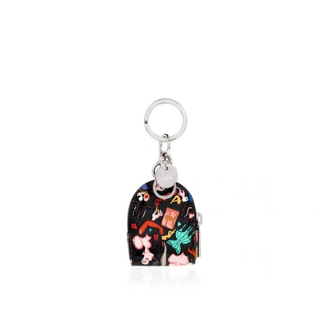 Keyring Case For Airpods BLACK-MULTI/SILVER - 3