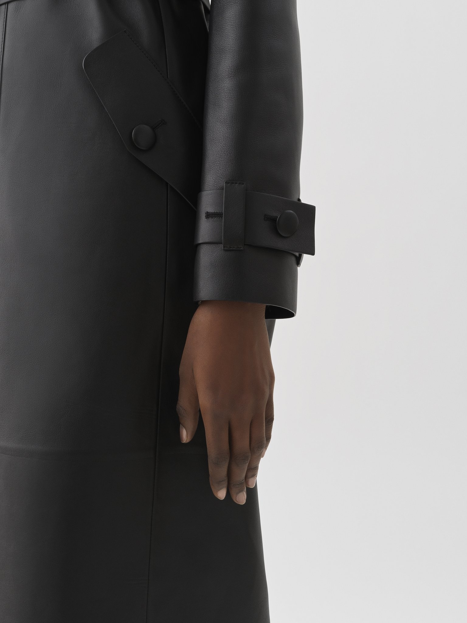 RUFFLED TRENCH COAT - 6
