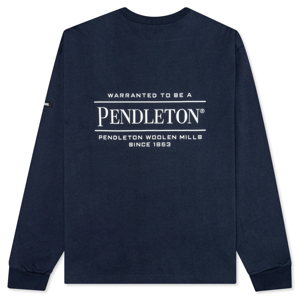 PENDLETON .CN .CO L/S TEE - NAVY - 4