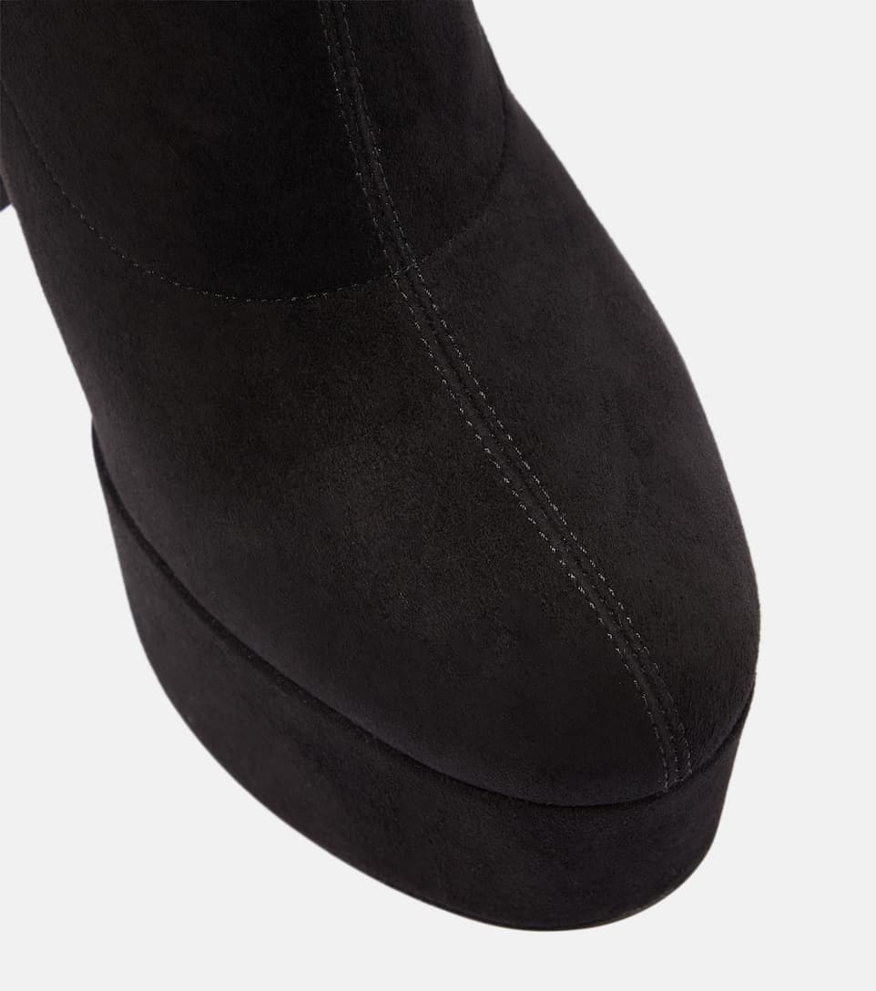 Camnero sock-fit suede ankle boots - 6