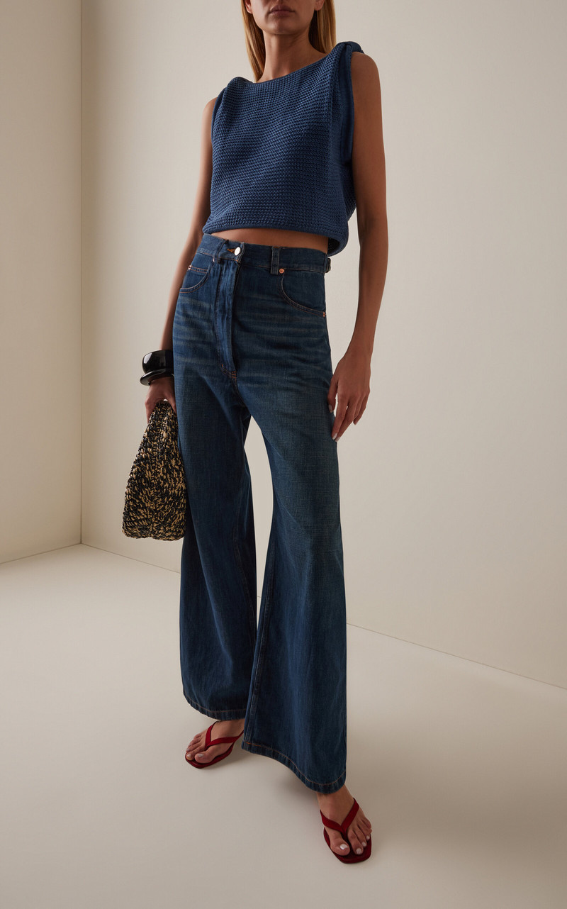 RACHEL COMEY Dero Pants blue outlook