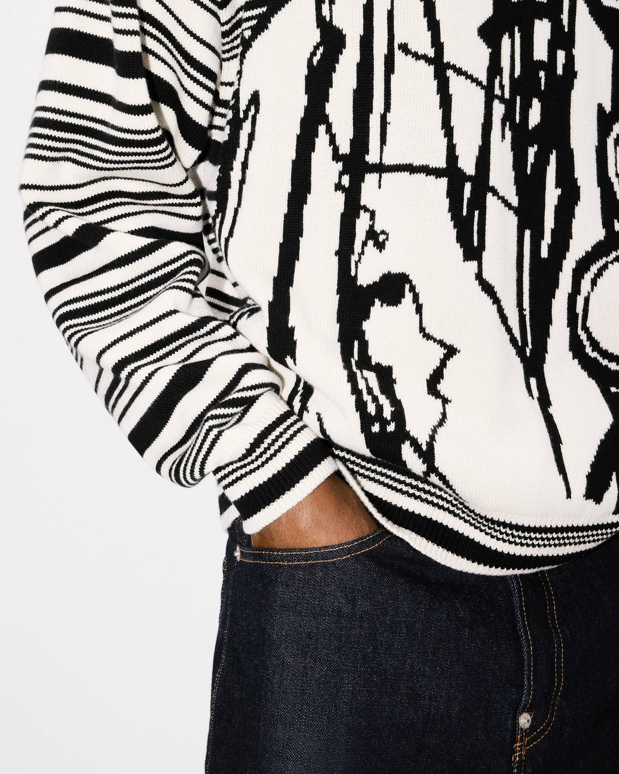 'Kenzo x Futura 2000' jumper in wool and cotton - 7