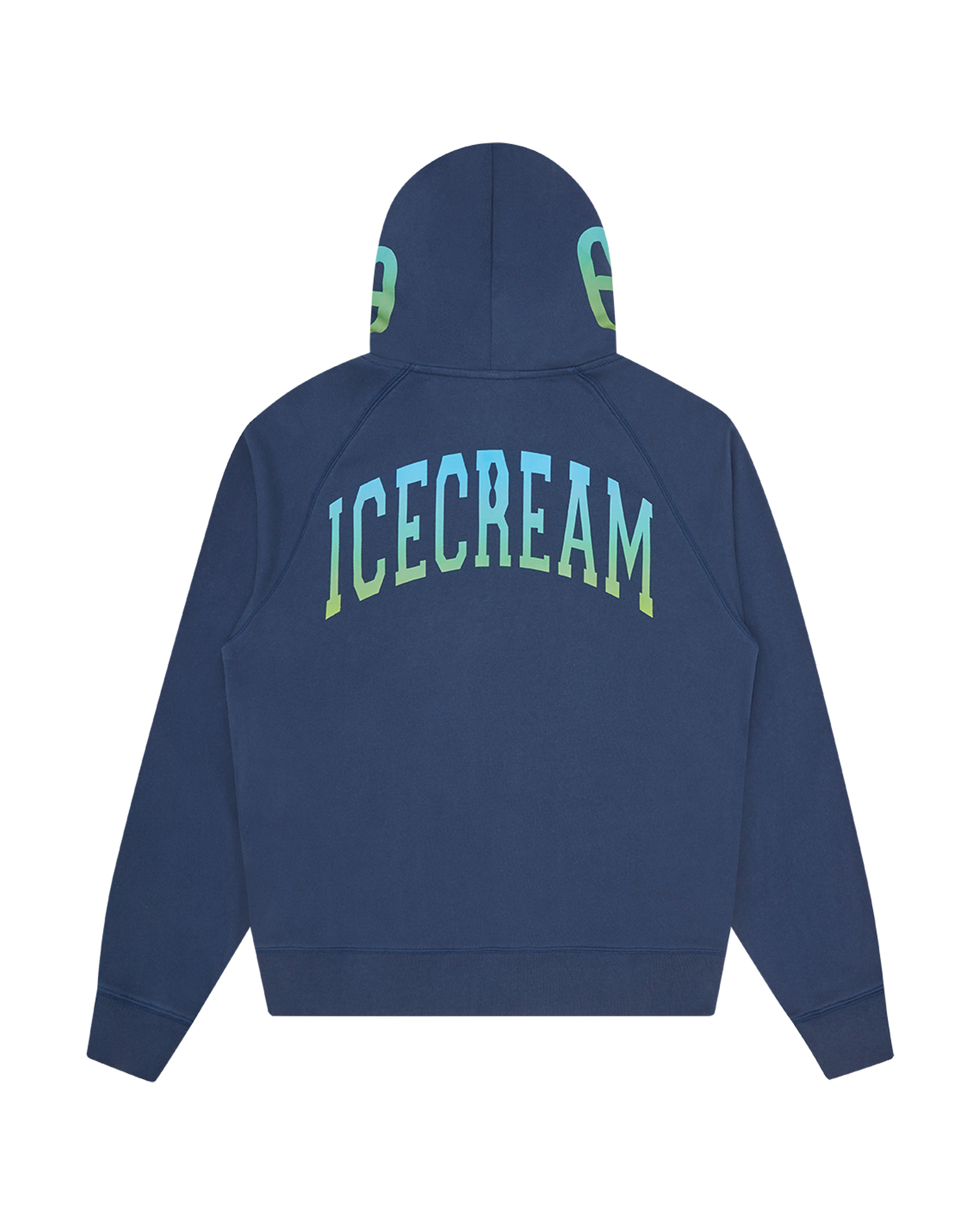 GRADIENT SMILEY ZIP THROUGH HOOD - 3
