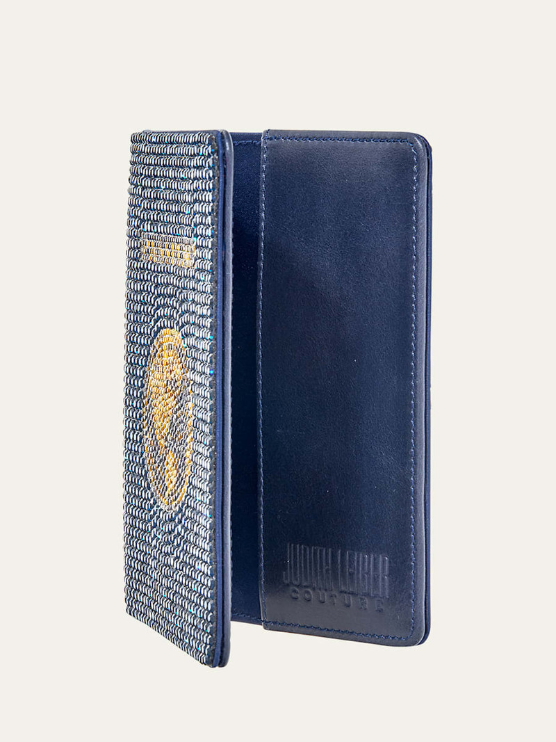 JUDITH LEIBER Allover Crystal Passport Holder outlook