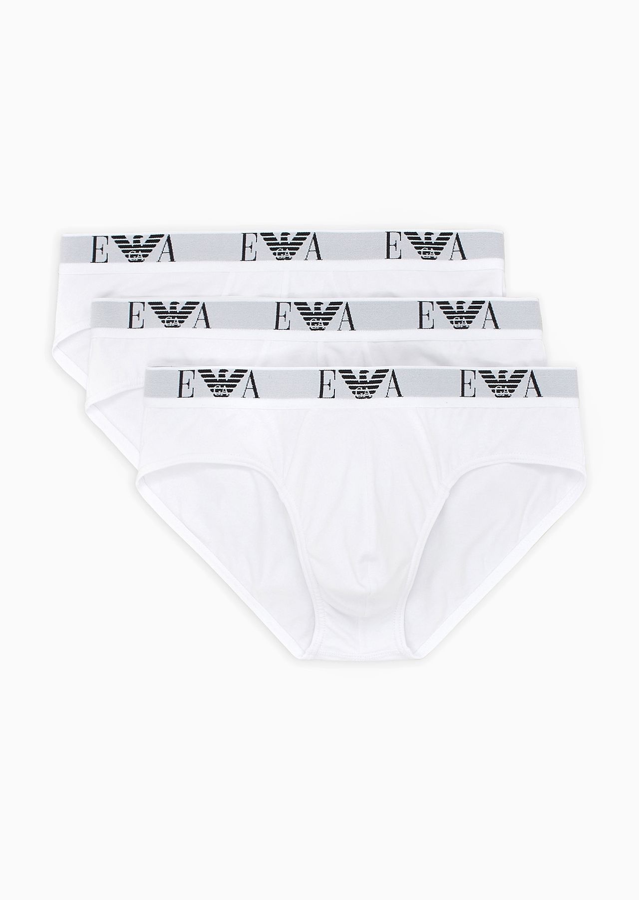 Three-pack of briefs with essential monogram logo - 1