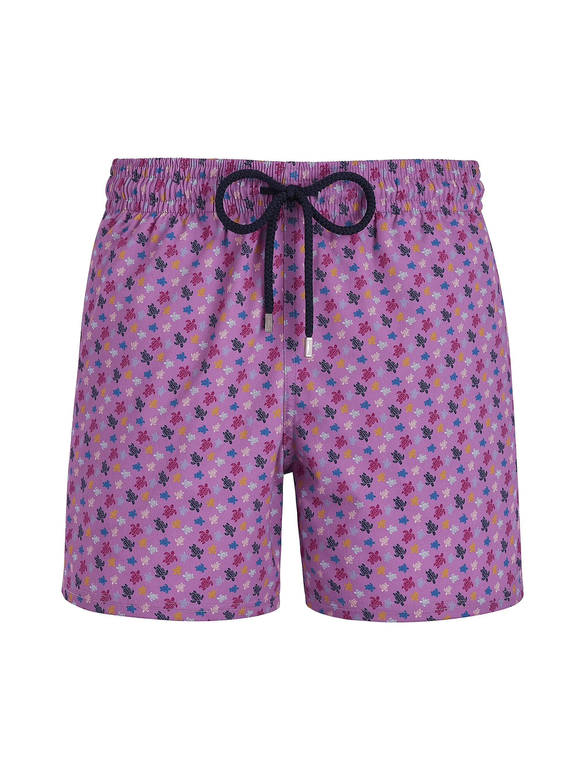 Men's Moorsie Turtle Print Swim Trunks - Glycine - 1