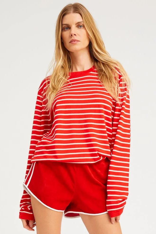 CASHMERE LONG SLEEVE TEE - 1