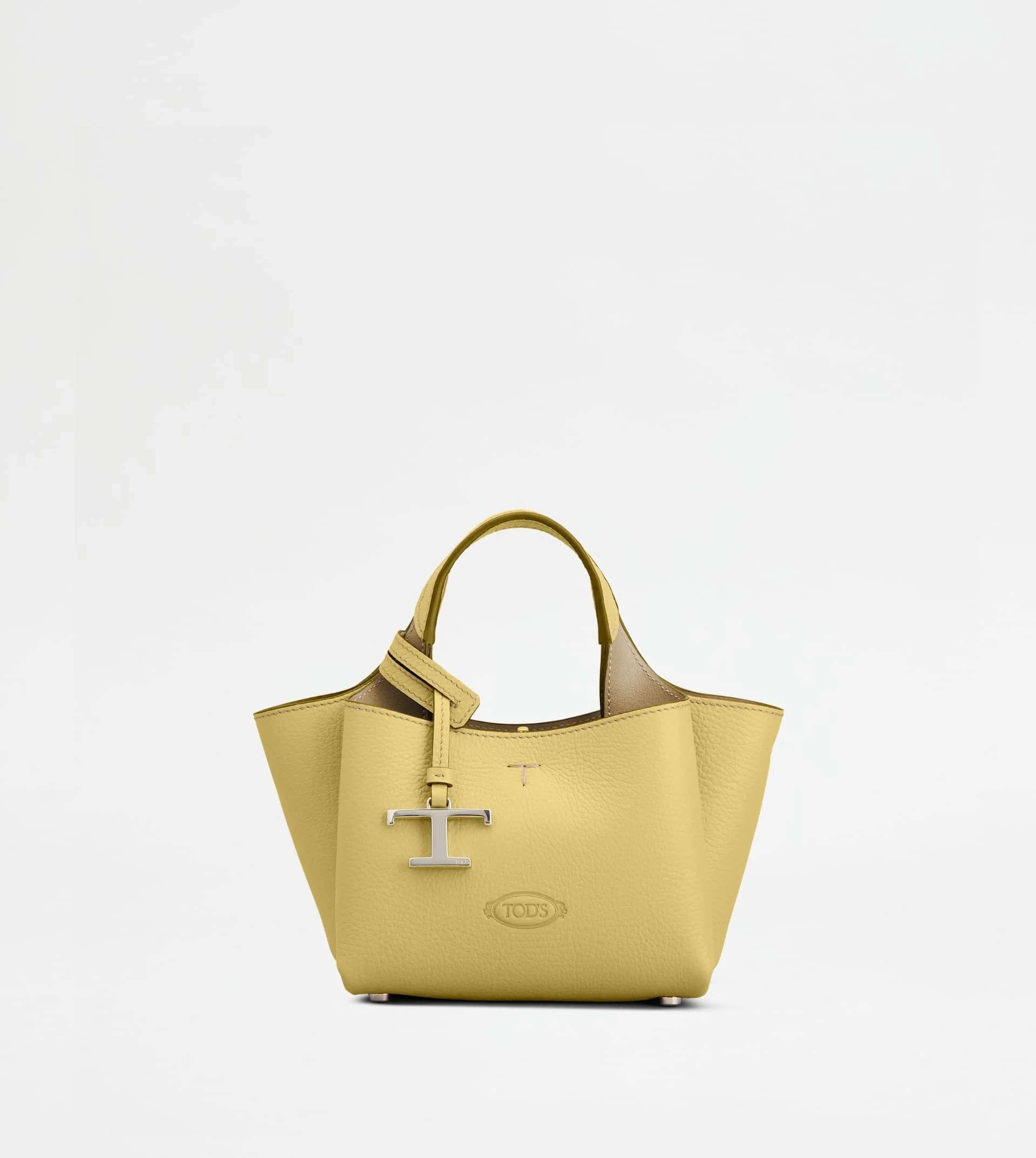 BAG IN LEATHER MICRO - YELLOW - 1