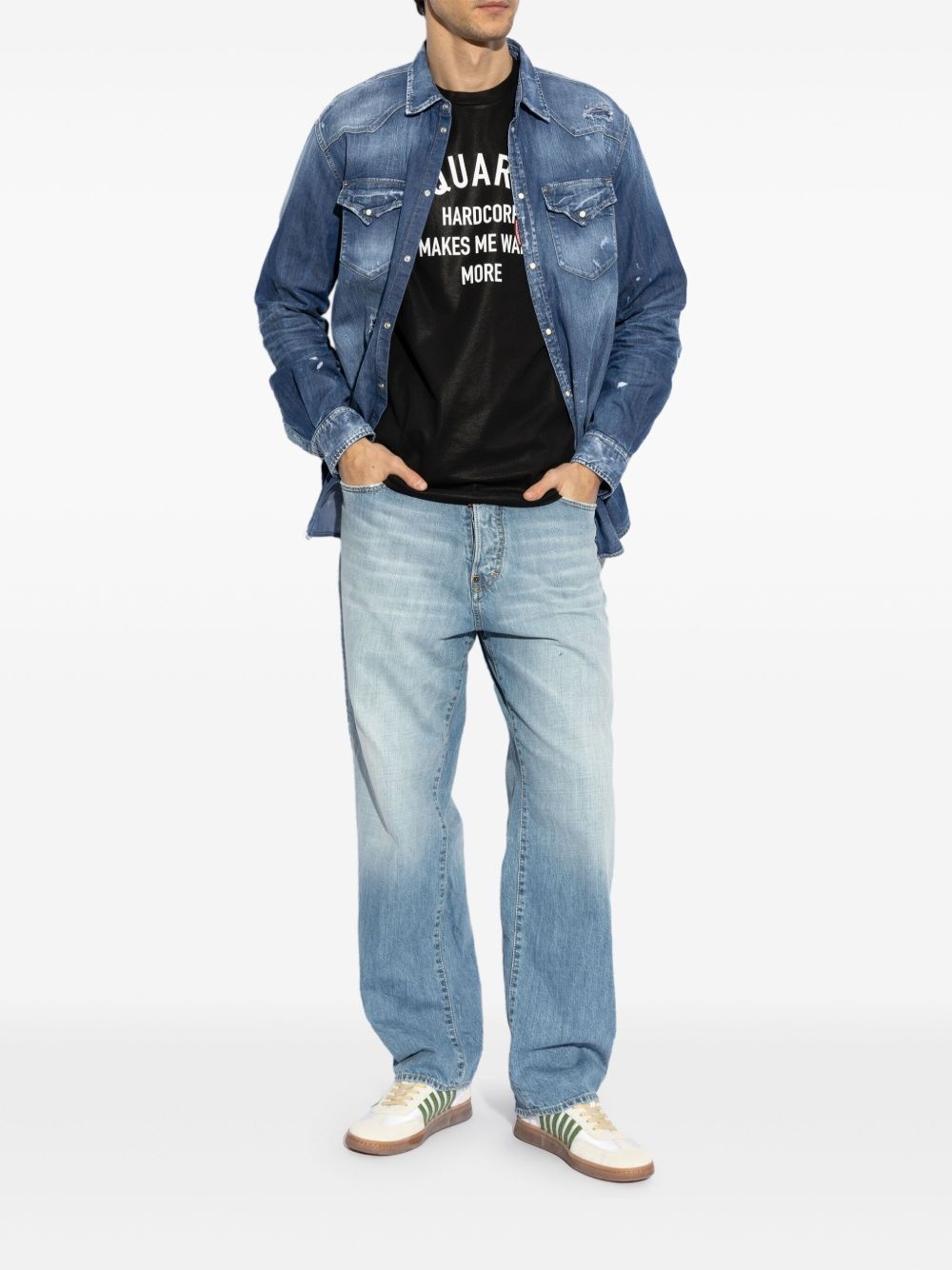 logo-print T-shirt - 2