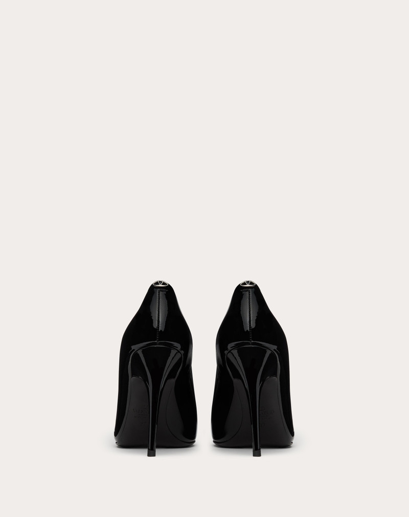 VALENTINO GARAVANI LE SALON 105MM PATENT LEATHER PUMPS 3