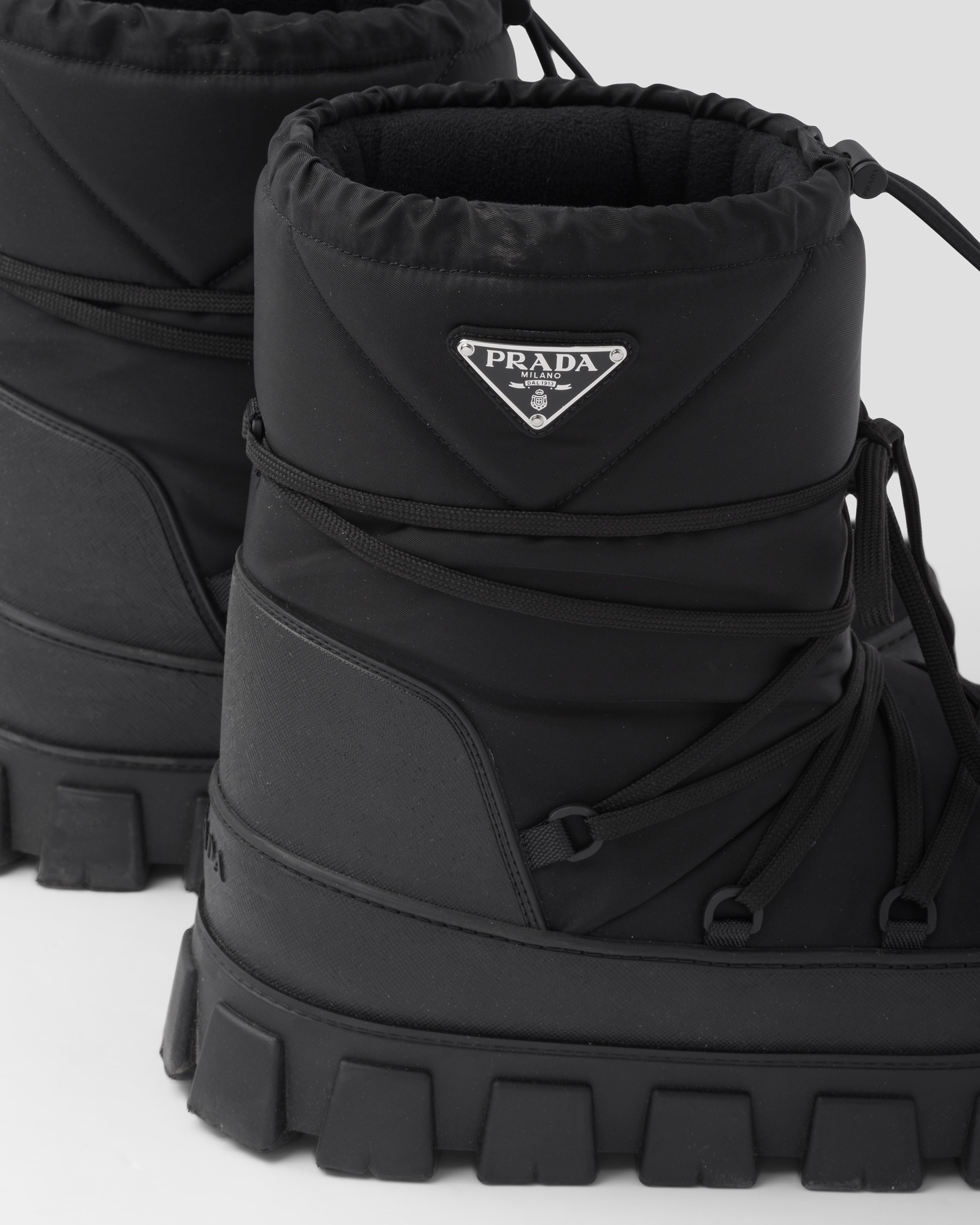 Re-Nylon gabardine après ski booties - 5