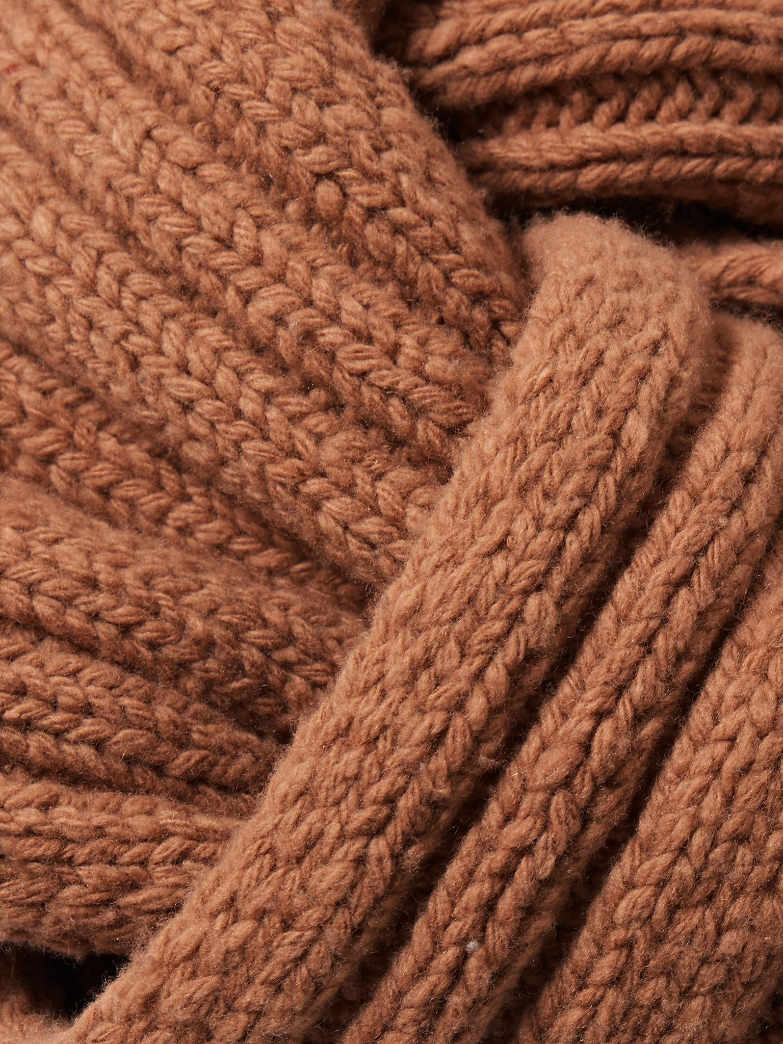 Amos wool scarf Camel - 3