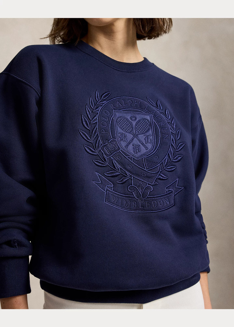 Wimbledon Vintage Fit Crest Sweatshirt 8