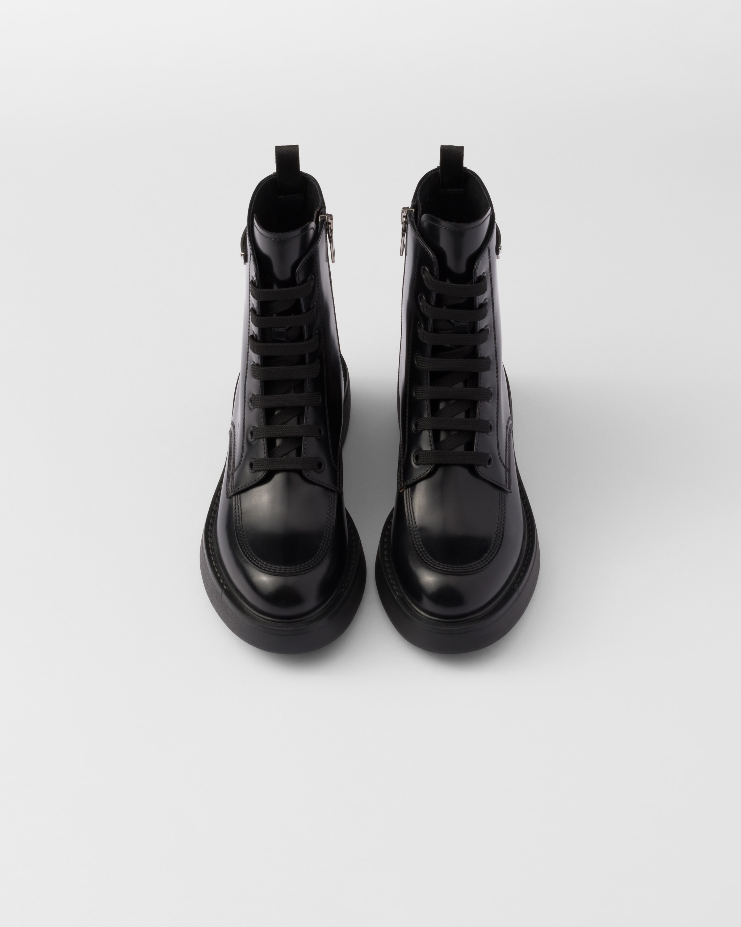 Brushed leather boots - 4