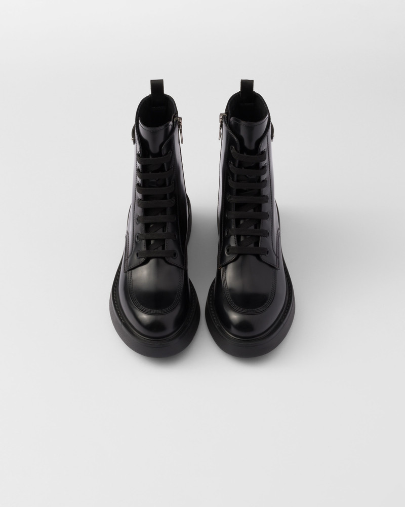 Brushed leather boots 4