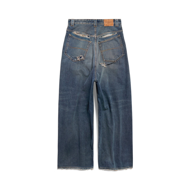 BALENCIAGA Men's Baggy Pants in Blue outlook