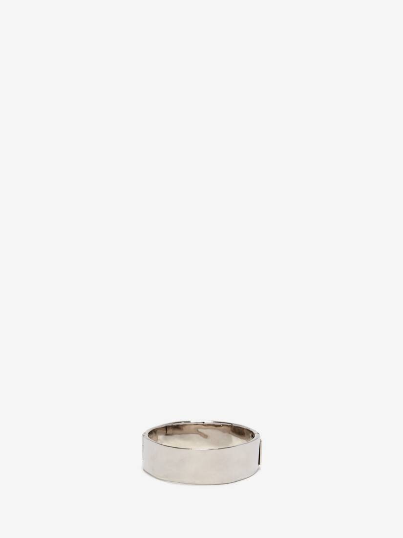 Molten Cuff in Antique Silver - 1