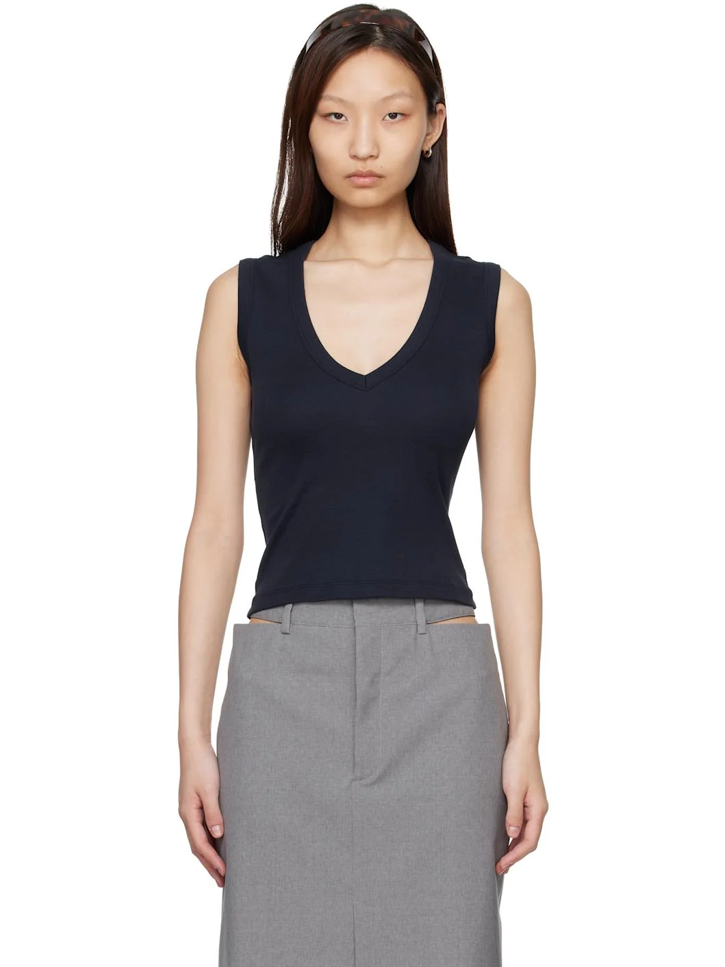 Navy Dewi Tank Top - 1