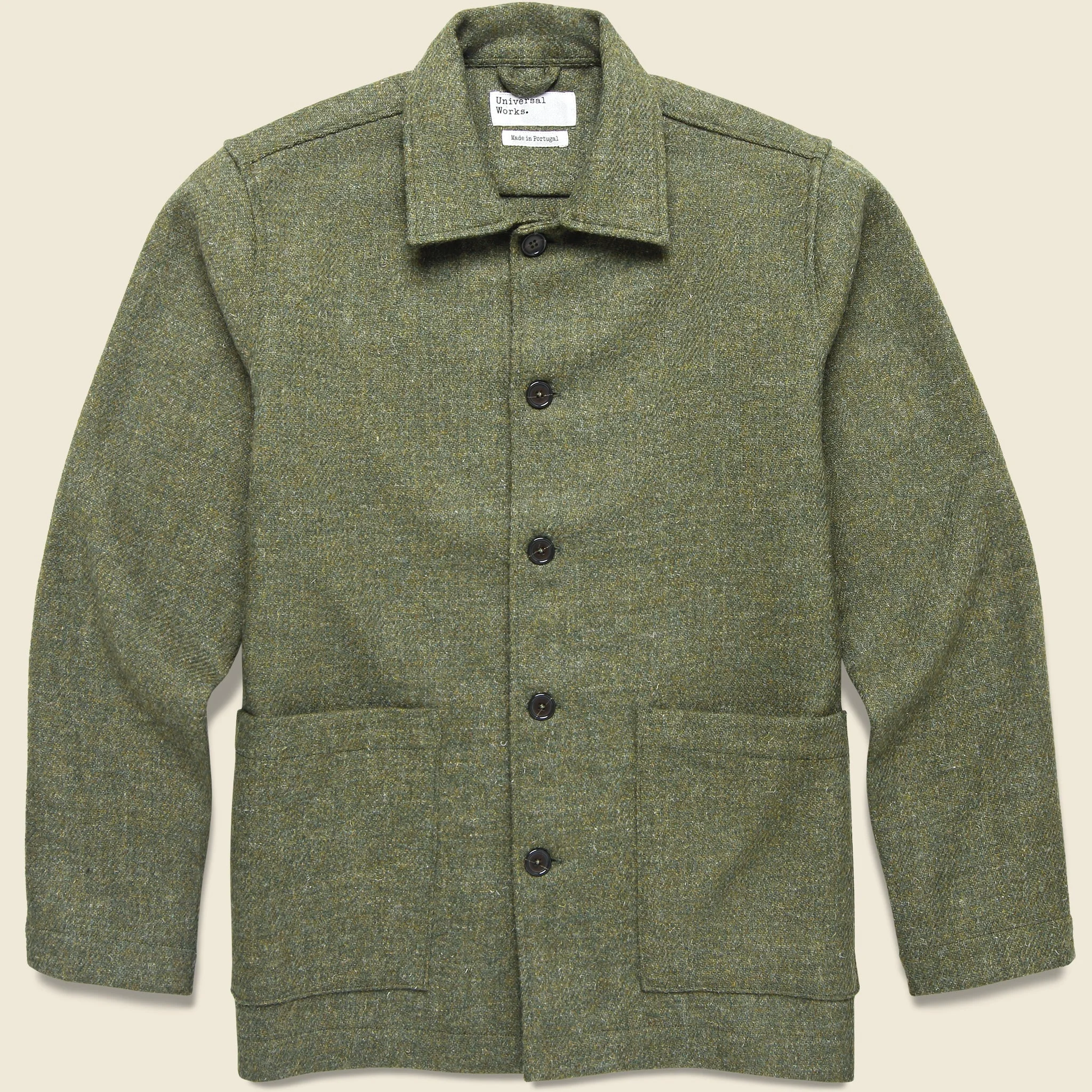 Harris Tweed Easy Jacket - Olive - 1